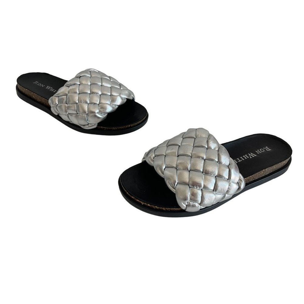 Ron White Glenis Woven Slide Sandal, Size 36 WORN ONCE